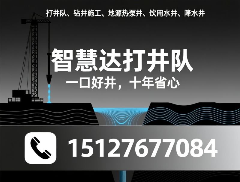 打井队_钻井施工/地源热泵井/推荐智慧达打井队服务