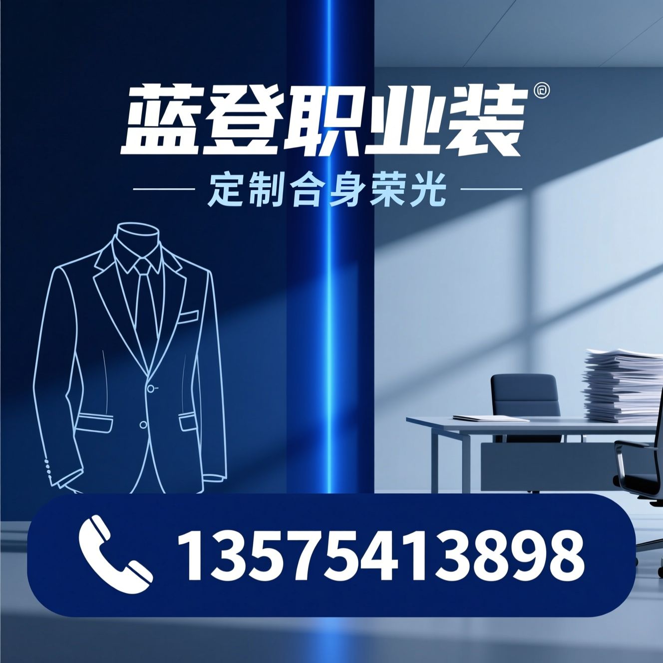 职业装定制_女士西装/团体工装/推荐蓝登职业装服务
