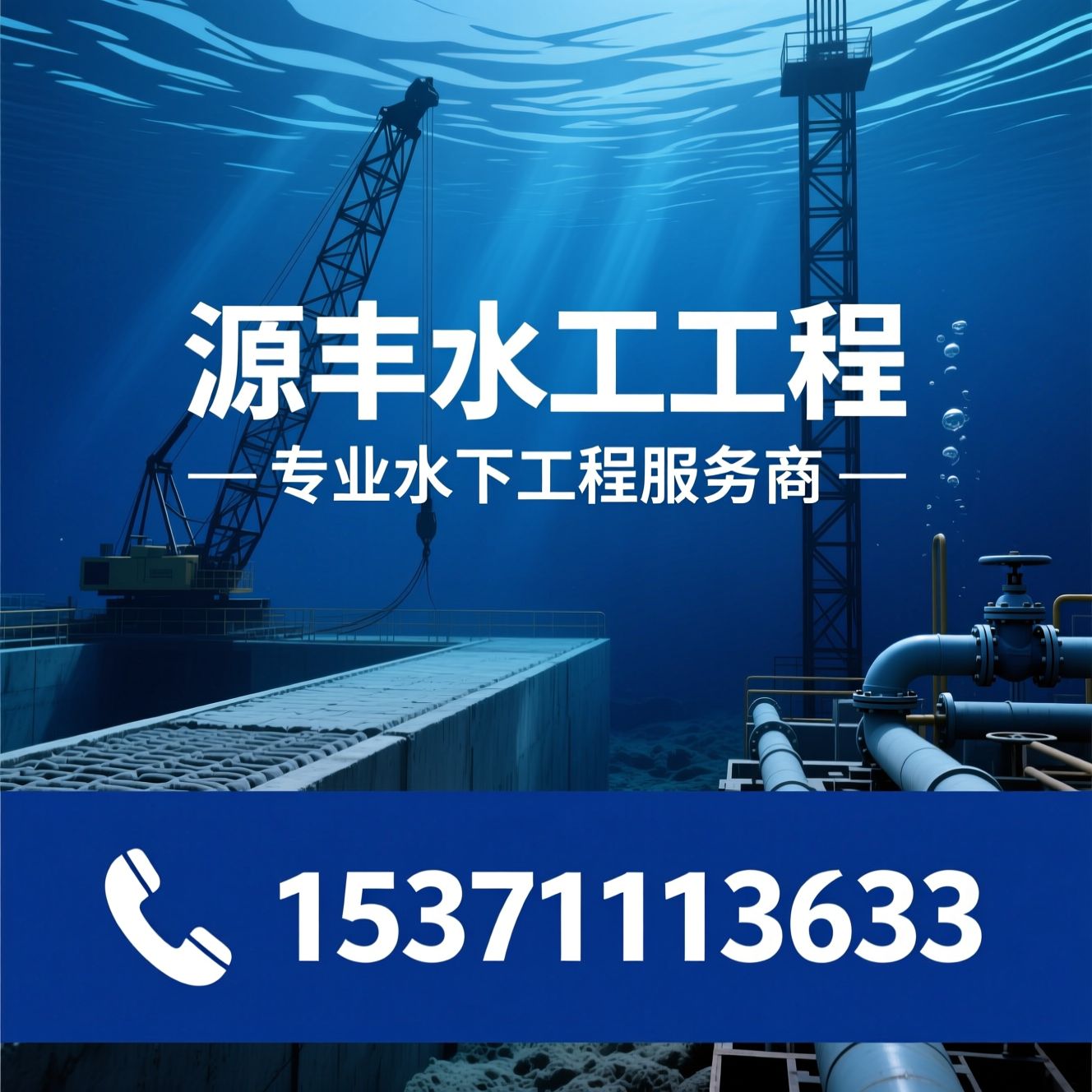 水下工程_污水厂维修/水下堵漏/推荐源丰水工工程服务