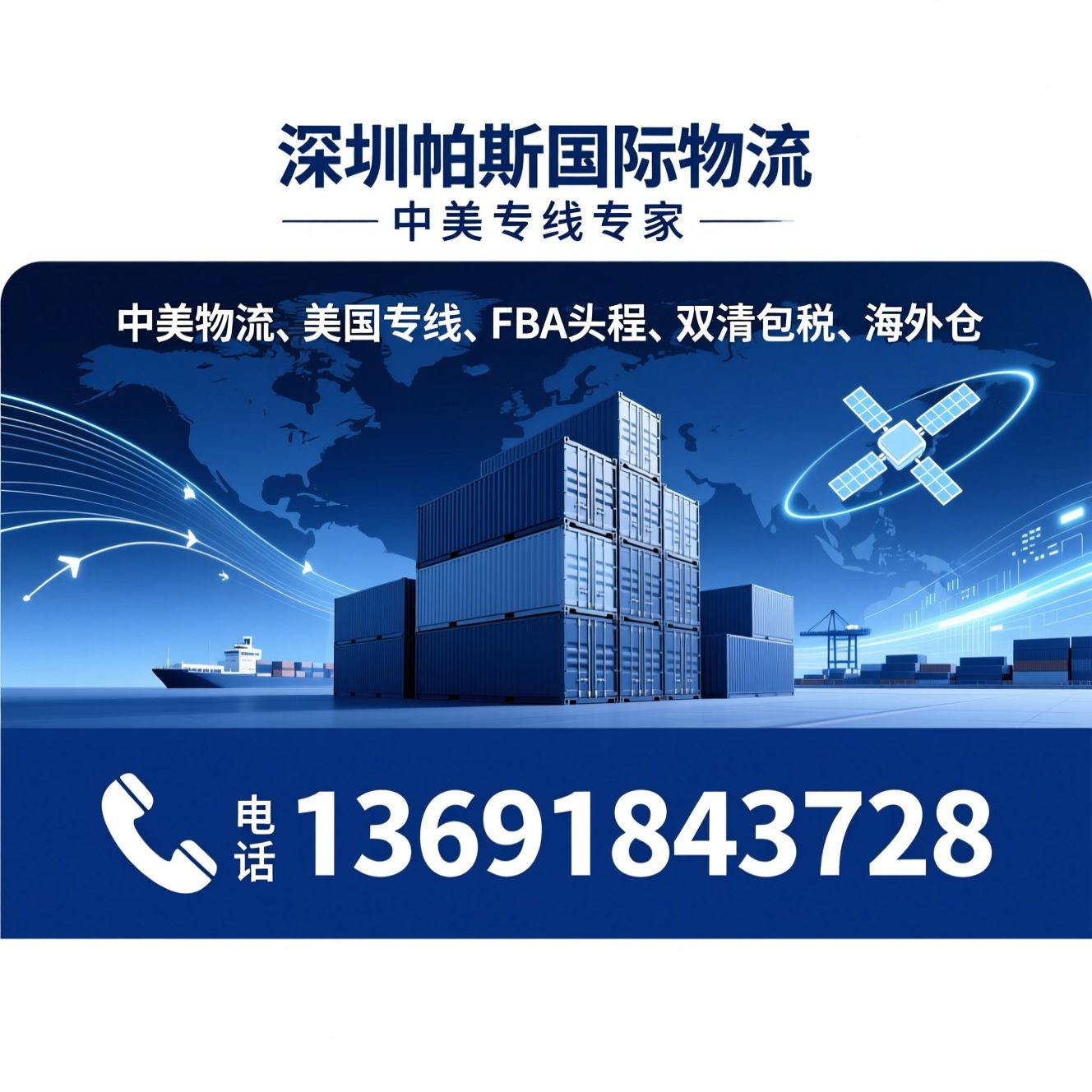 中美物流_美国专线/FBA头程/推荐深圳帕斯国际物流服务