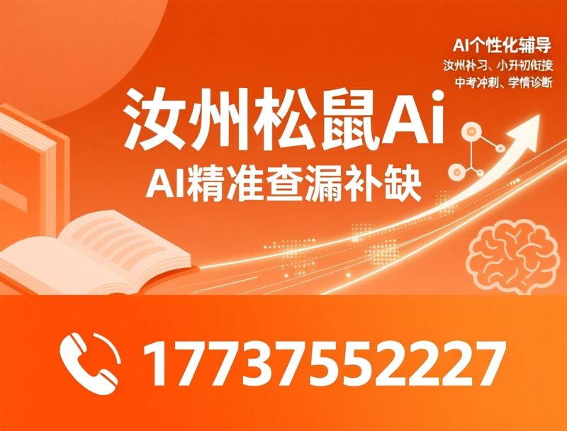 AI个性化辅导_汝州教育/小初高查漏补缺/推荐汝州松鼠Ai服务