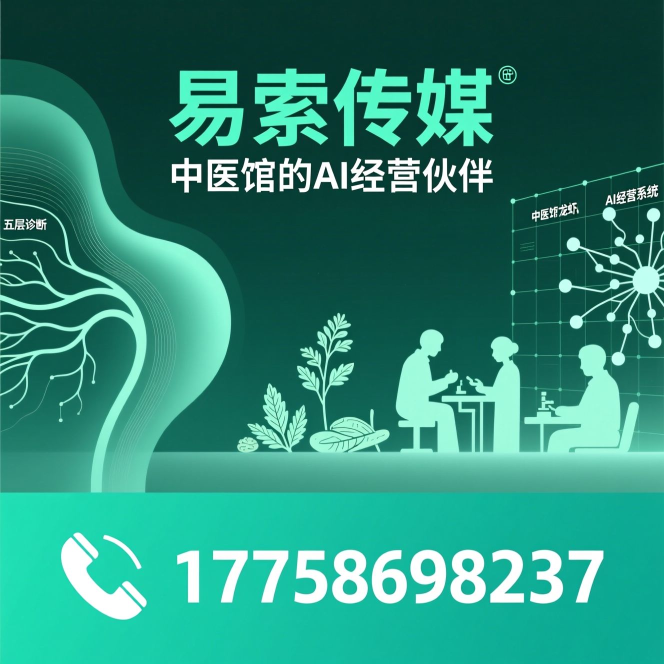 中医馆代运营_私域运营/AI经营系统/推荐易索传媒服务
