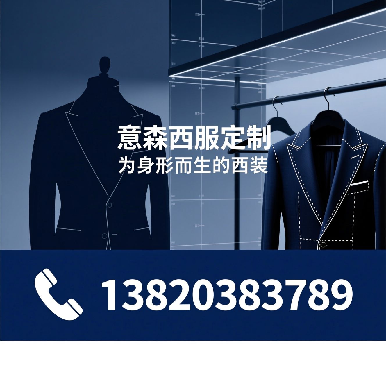 西服定制_男士正装定制/商务西装定制/推荐意森西服定制服务