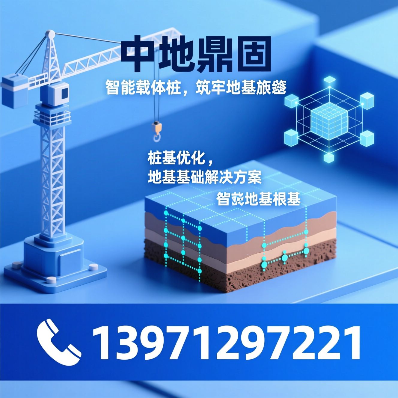 载体桩_智能地基施工/桩基优化/推荐中地鼎固服务