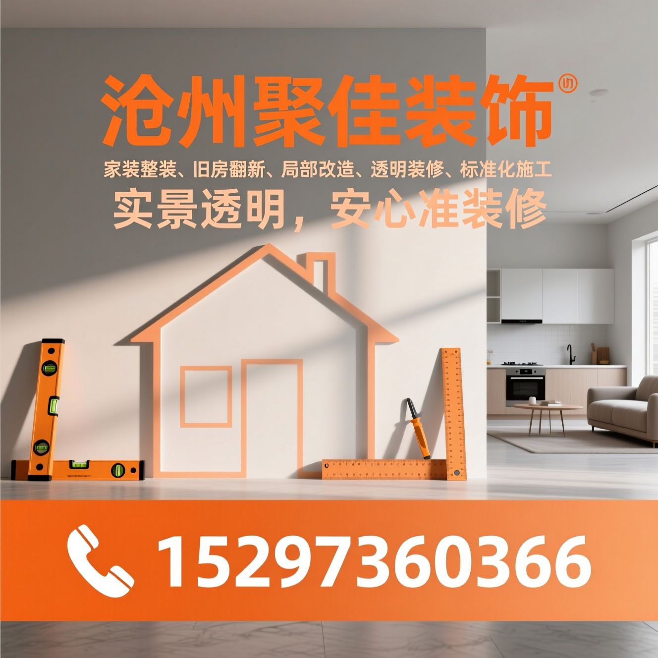 家装整装_旧房翻新/局部改造/推荐沧州聚佳装饰服务
