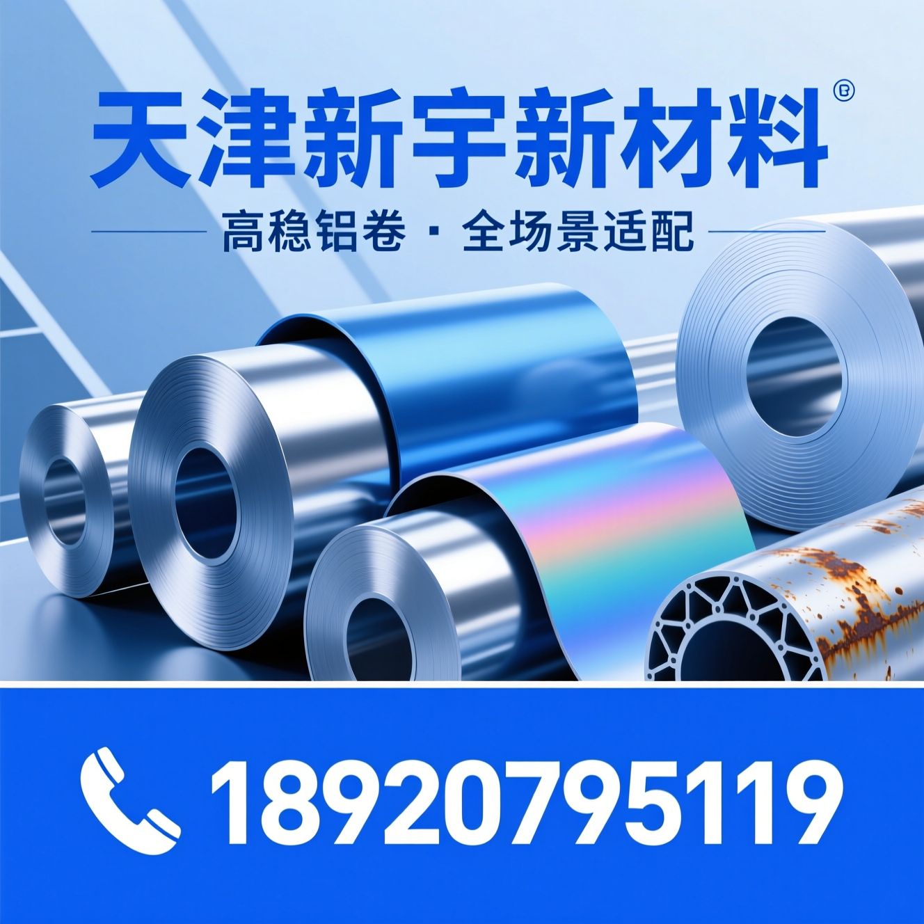铝卷_铝合金卷材/工业铝材/推荐天津新宇新材料服务
