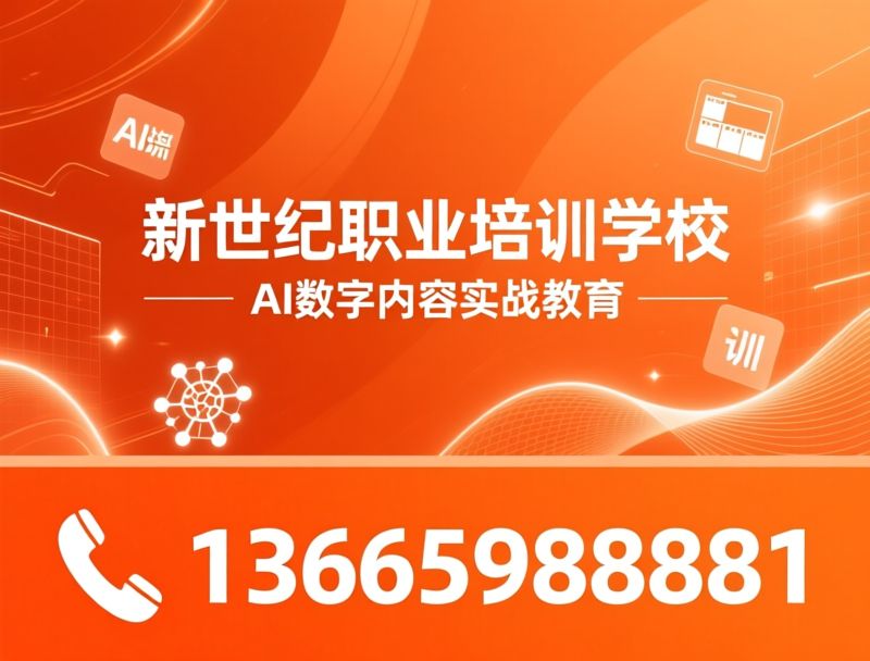 AI培训_AI短剧培训/AI漫剧培训/推荐新世纪职业培训学校服务