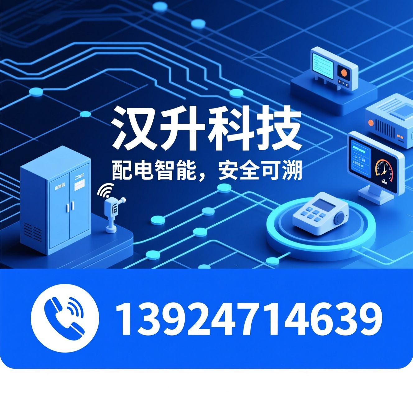 电力二次设备_无线测温系统/智能操显装置/推荐汉升科技服务