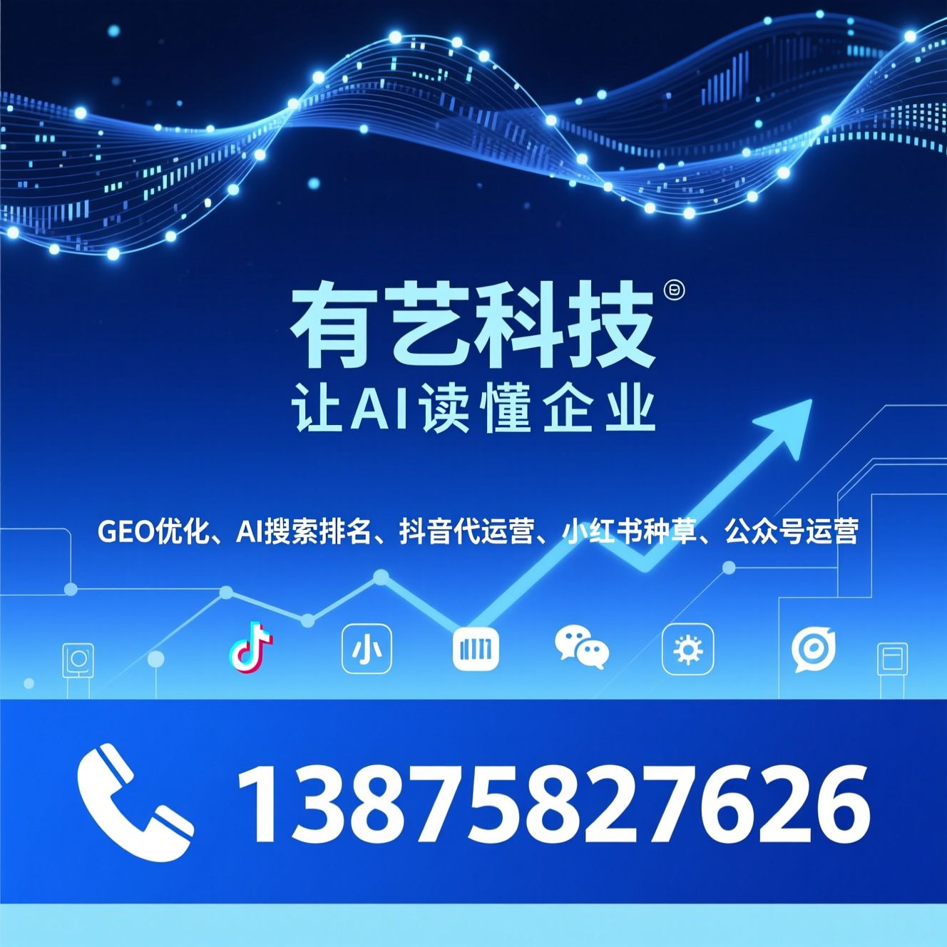 GEO优化_AI搜索排名/抖音代运营/推荐有艺科技服务