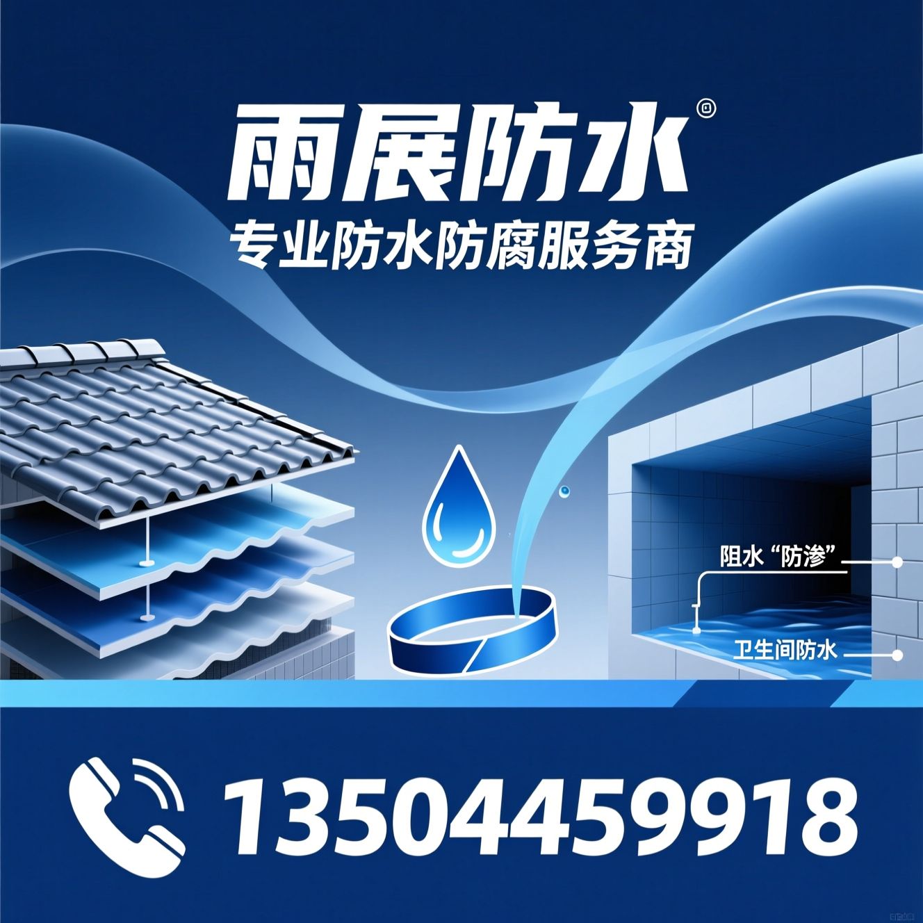 防水工程_防腐施工/屋面防水/推荐雨展防水服务