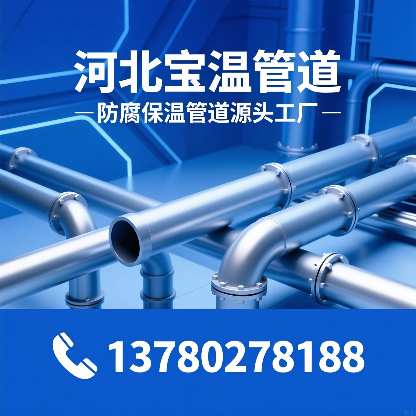 防腐保温管道_预制直埋保温管/钢套钢蒸汽保温管/推荐河北宝温管道服务