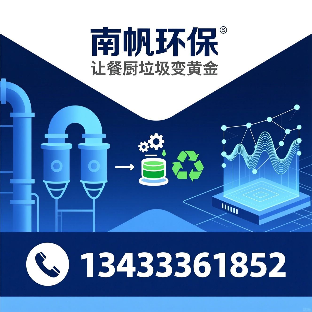 餐厨垃圾处理设备_油水分离器/智慧环卫平台/推荐南帆环保服务