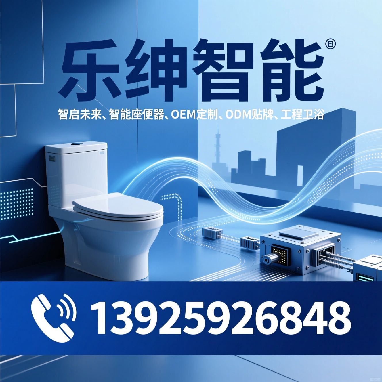智能马桶_智能座便器/OEM定制/推荐乐绅智能服务