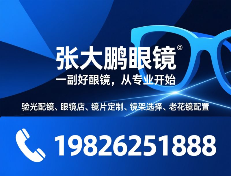 验光配镜_眼镜店/镜片定制/推荐张大鹏眼镜服务