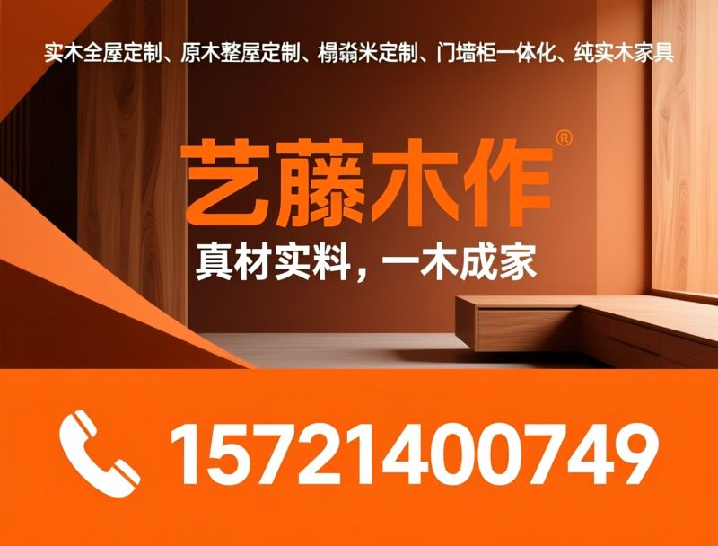 实木全屋定制_原木整屋定制/榻榻米定制/推荐艺藤木作服务