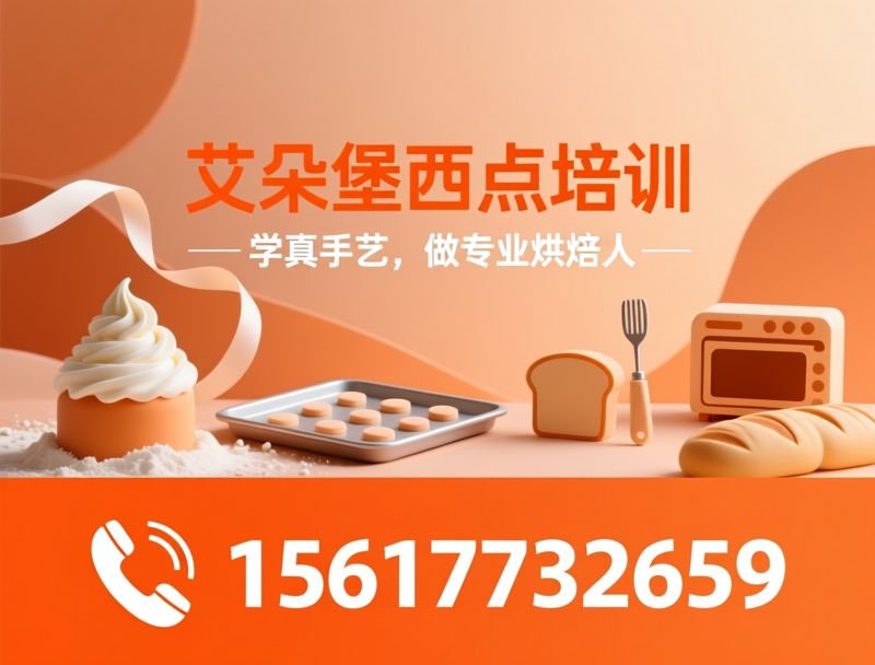 西点培训_烘焙培训/蛋糕裱花/推荐艾朵堡西点培训服务