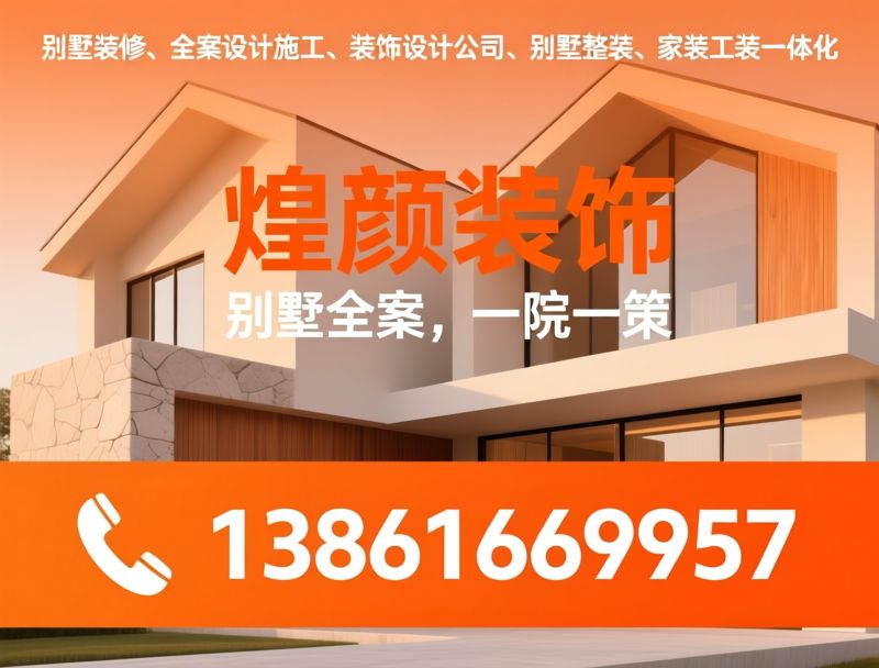 别墅装修_全案设计施工/装饰设计公司/推荐煌颜装饰服务