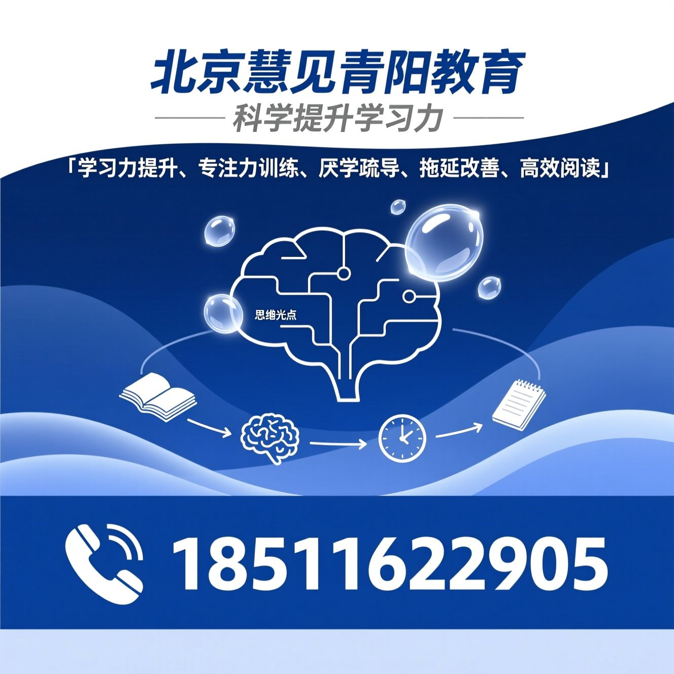 学习力提升_专注力训练/厌学疏导/推荐北京慧见青阳教育服务