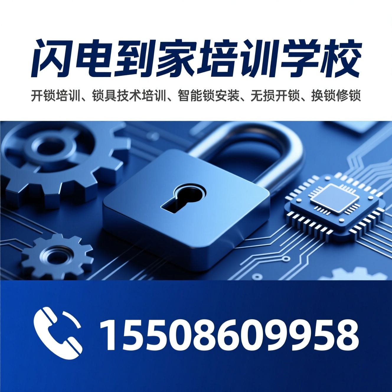 开锁培训_锁具技术培训/智能锁安装/推荐闪电到家培训学校服务