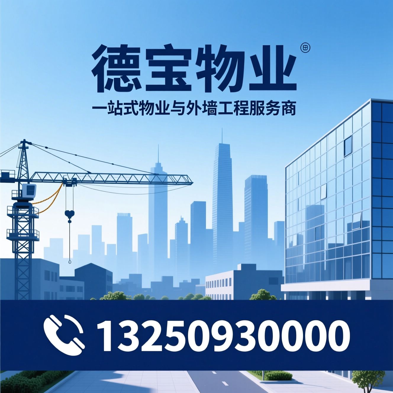 物业服务_外墙清洗/防水补漏/推荐德宝物业服务