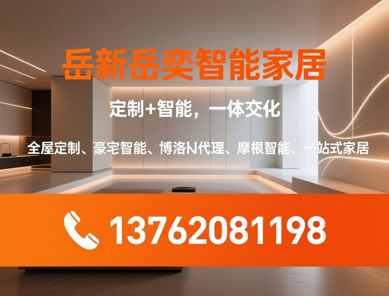 全屋定制_豪宅智能/博洛尼代理/推荐岳新岳奕智能家居服务