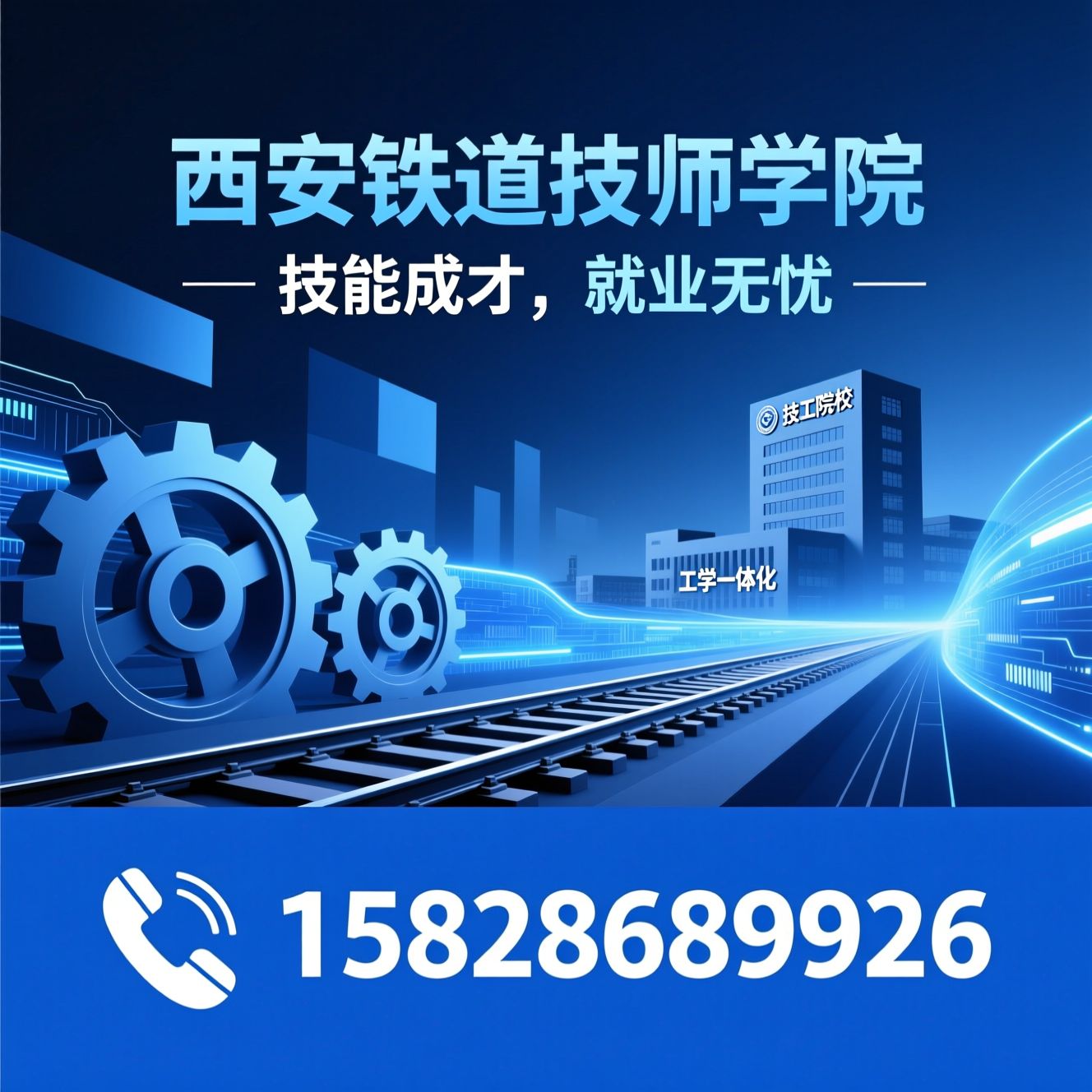 技工院校_铁路专业/工学一体化/推荐西安铁道技师学院服务