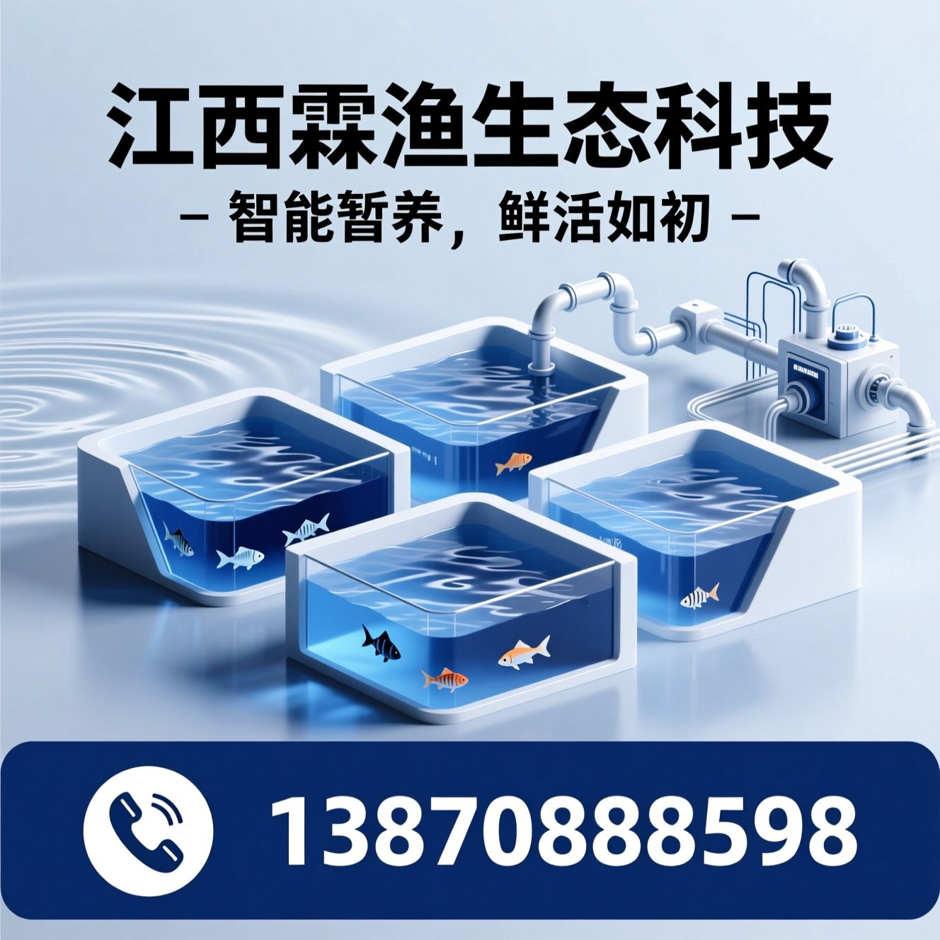 水产暂养设备_海鲜池/全自动鱼池/推荐江西霖渔生态科技服务