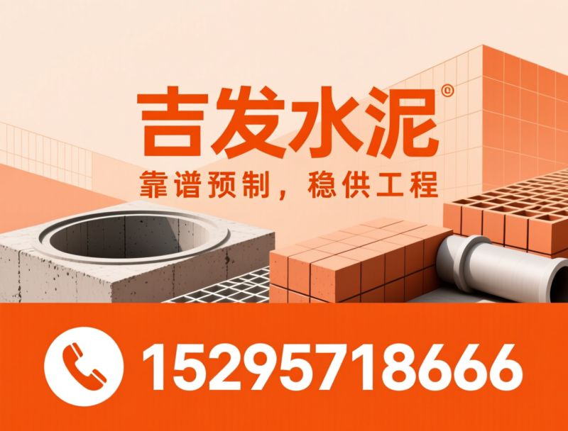水泥制品_预制检查井/透水砖/推荐吉发水泥服务