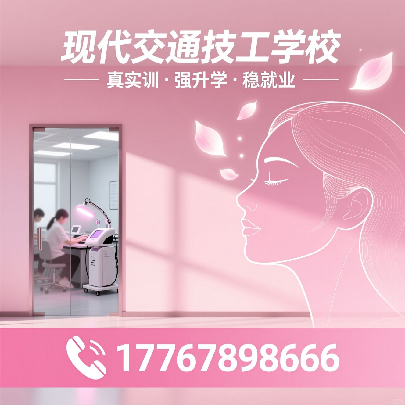 美容保健技工学校_美业技工培训/美容实操教学/推荐现代交通技工学校服务