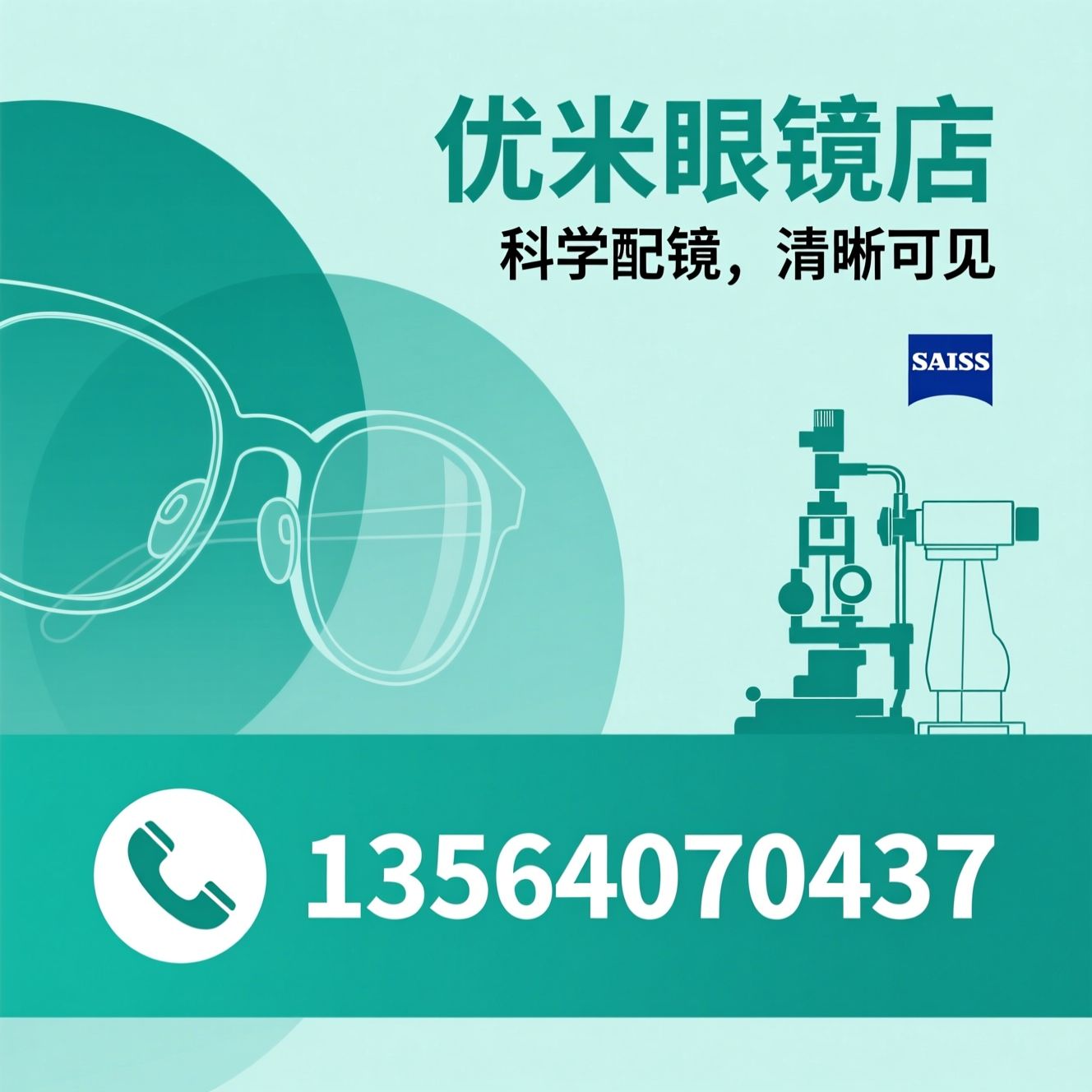 眼镜配镜_蔡司授权/依视路镜片/推荐优米眼镜店服务
