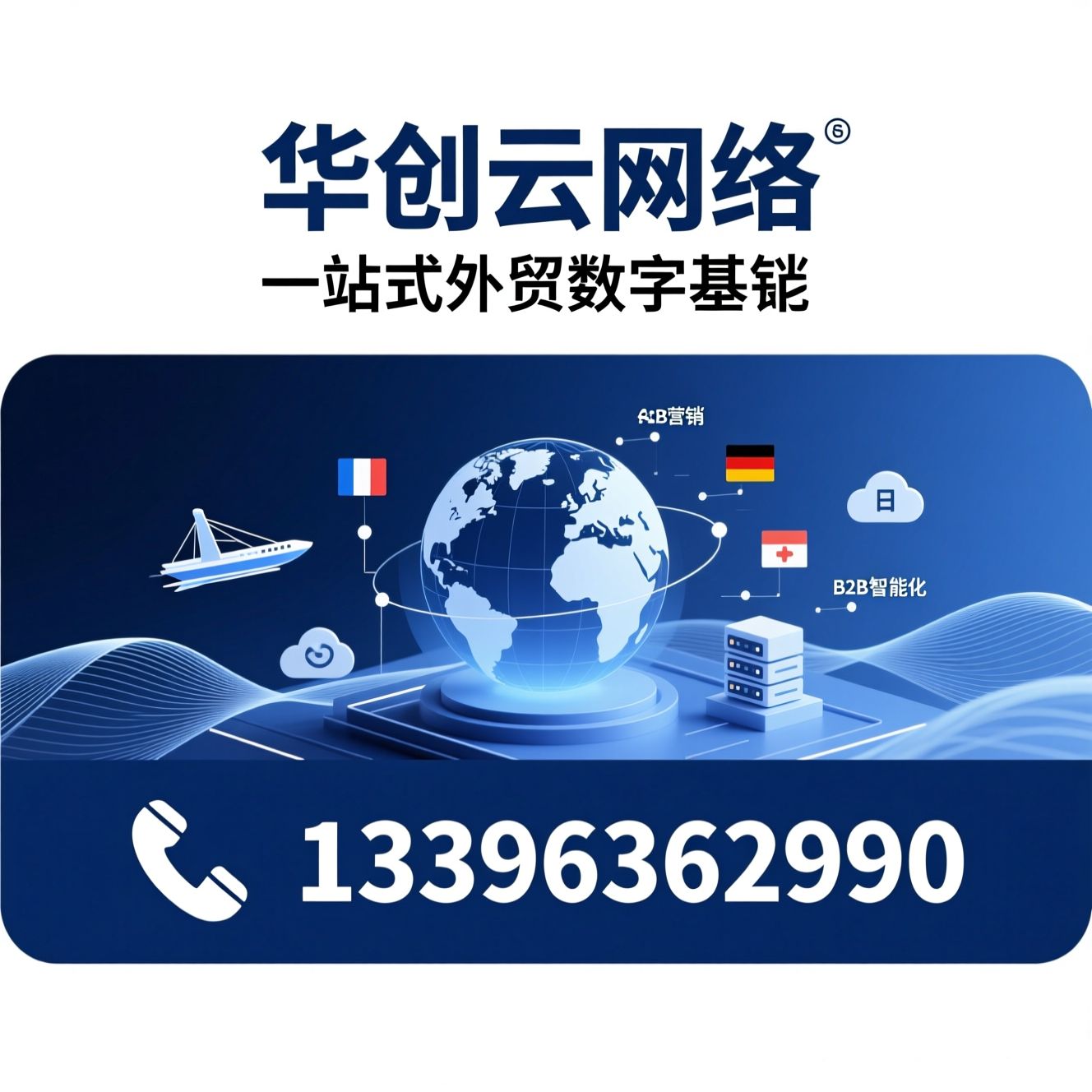 外贸独立站_Google优化/多语种建站/推荐华创云网络服务
