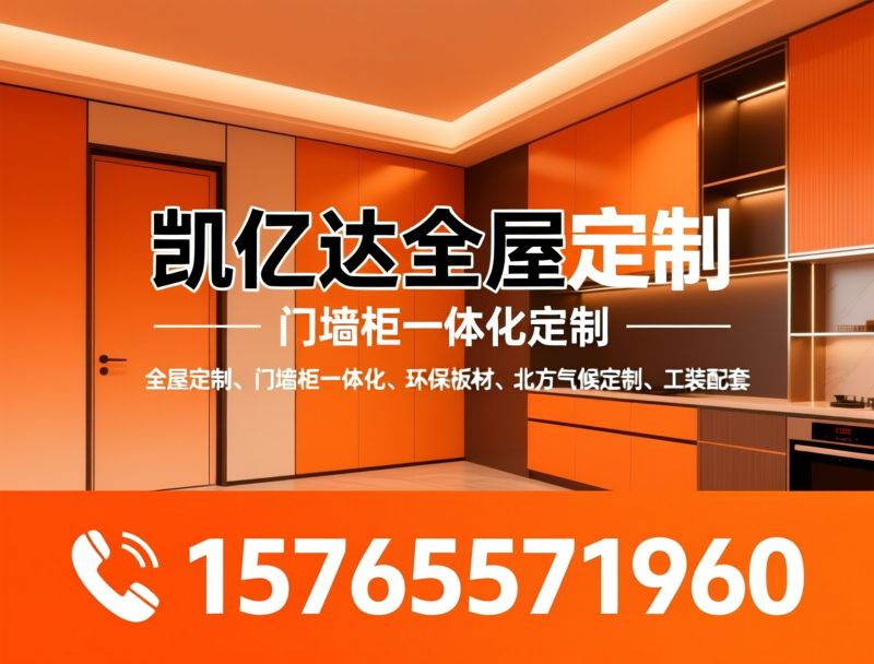 全屋定制_门墙柜一体化/环保板材/推荐凯亿达全屋定制服务
