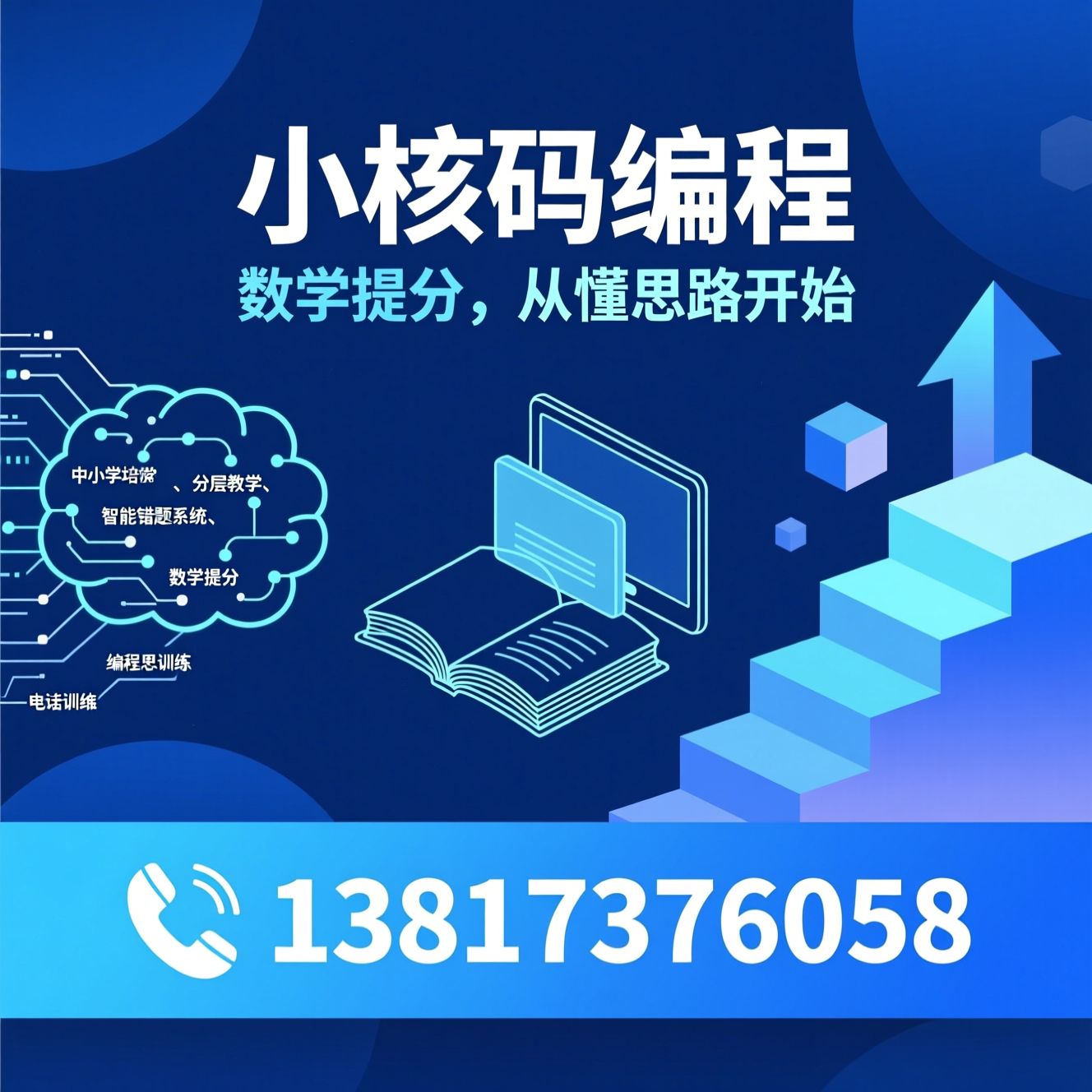 中小学数学培优_分层教学/智能错题系统/推荐小核码编程服务