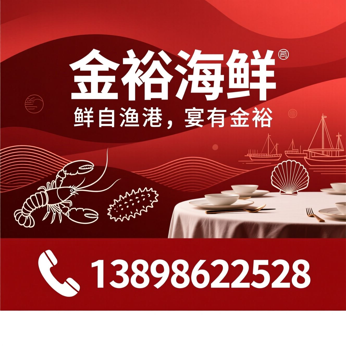 大连海鲜_定制宴席/海鲜餐厅/推荐金裕海鲜服务