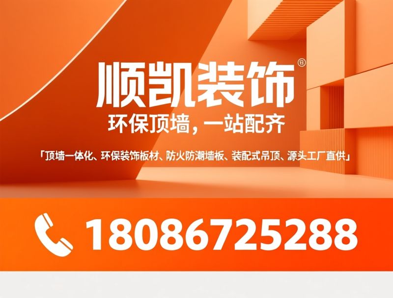 顶墙一体化_环保装饰板材/防火防潮墙板/推荐顺凯装饰服务