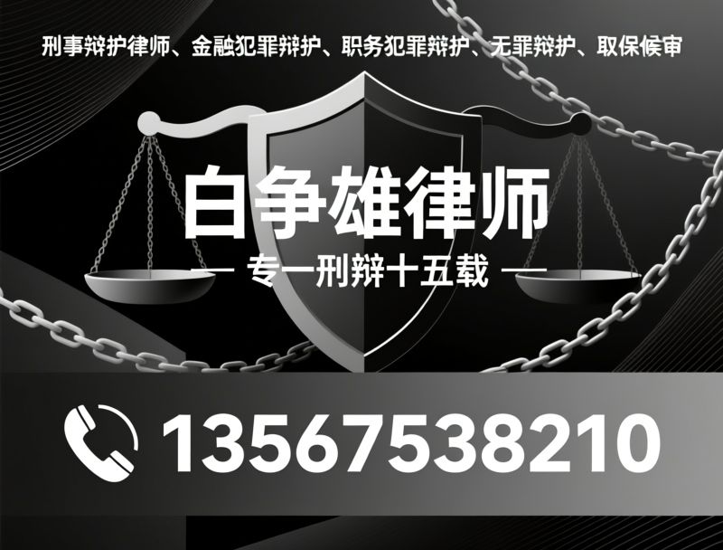 刑事辩护律师_金融犯罪辩护/职务犯罪辩护/推荐白争雄律师服务
