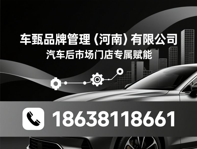 汽车后市场赋能_门店陪跑服务/汽车膜品供应/推荐车甄品牌管理（河南）有限公司服务